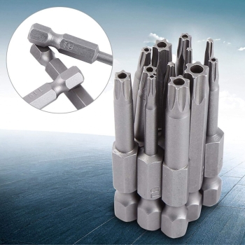 12 sztuk 1/4 Cal zestaw wkrętaków bitów Torx [13050000337]